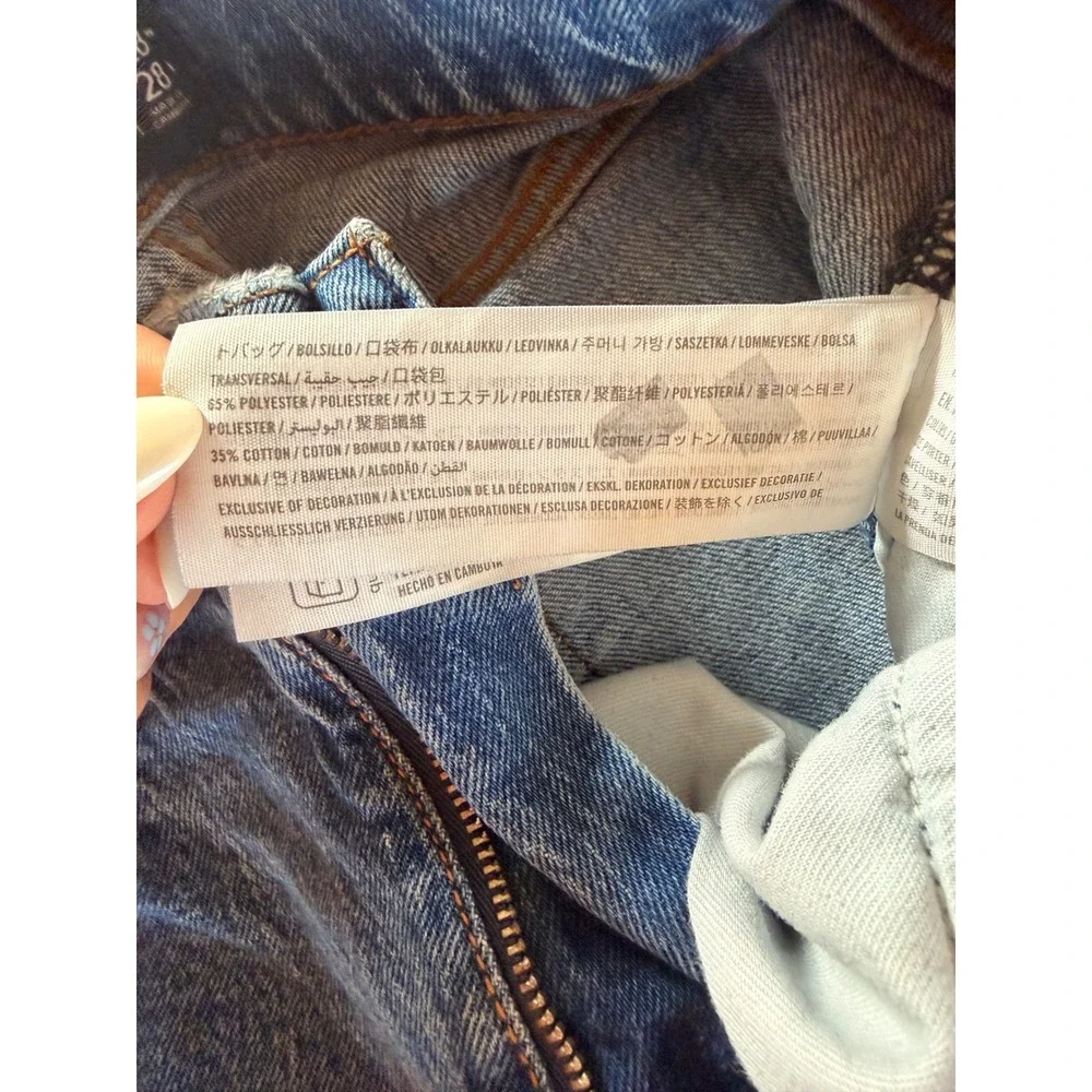 Abercrombie‎ & Fitch A&F Vintage Stretch Straight Jeans Mens 28x28 Medium Wash